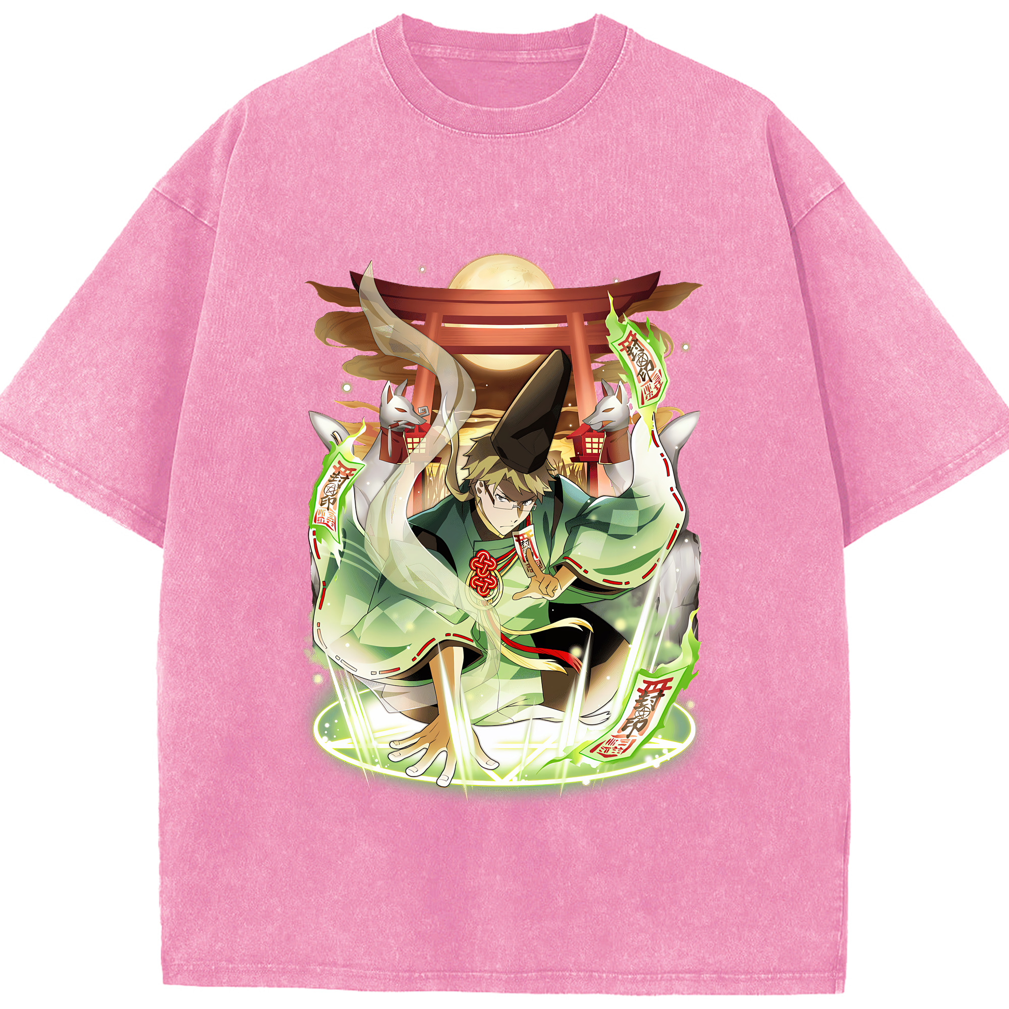 （画像用） 文豪ストレイドッグス Bungo Stray Dogs 綿100% ヴィンテージ風 半袖Tシャツ（フロントプリント）